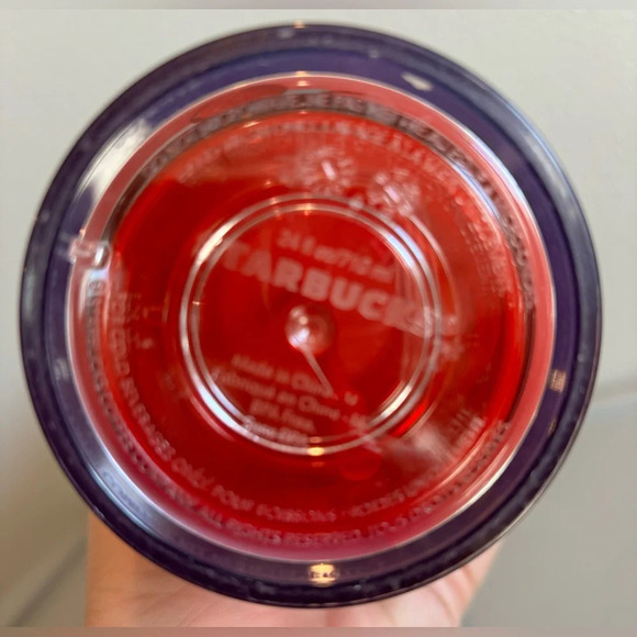 STARBUCKS‎ 2019 Holiday Tumbler 24 oz Red Christmas Holly - Picture 4 of 5